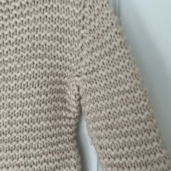 Callina Alpaca Wool Cable Knit Sweater Cream Color Size Small/Medium - Picture 8 of 12